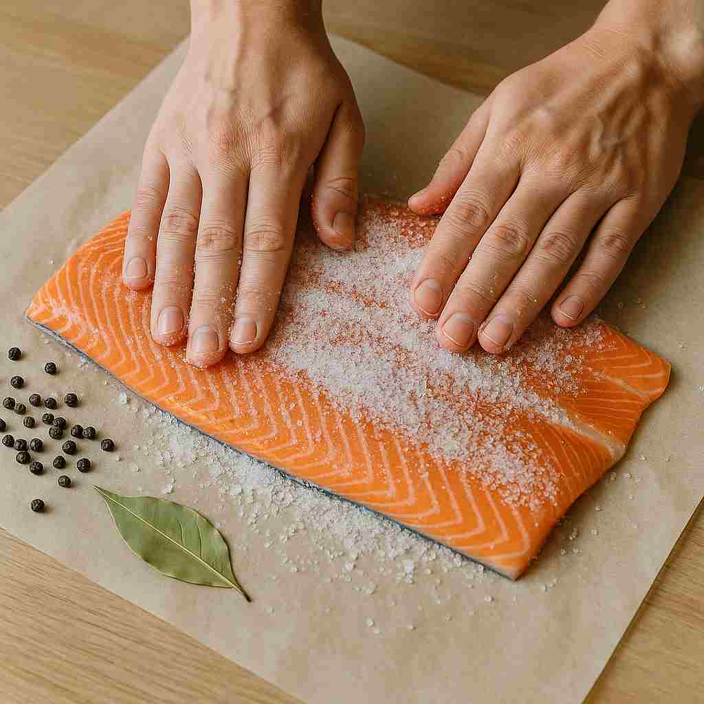 как вкусно и быстро засолить форель